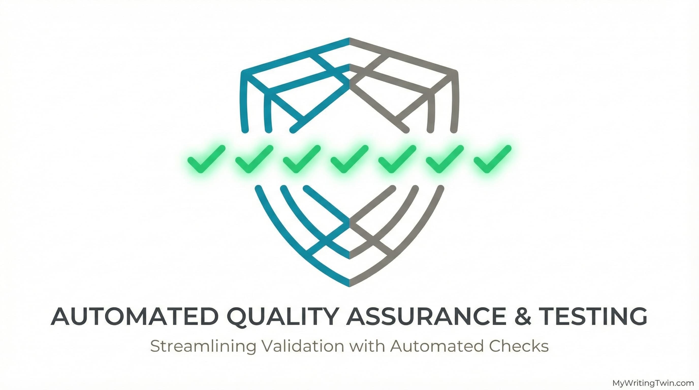 QA agent performing automated quality checks on content and code