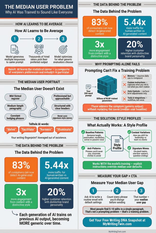 User. Problem Examples The Median User Problem: Why AI Was Trained to Sound Like Everyone — My ...